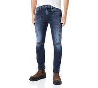 Replay Herren Jeans Anbass Slim-Fit Broken Edge