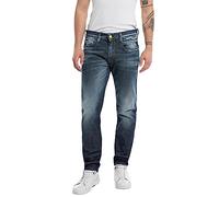 REPLAY Herren Jeans Anbass Slim-Fit Hyperflex mit Stretch, Blau (Dark Blue 007-5), 32W / 32L