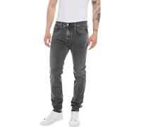REPLAY Herren Jeans Anbass Slim-Fit Hyperflex Recycled mit Stretch, Dark Grey 097 (Grau), 36W / 32L