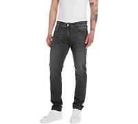 REPLAY Adult M914 Anbass Power Stretch Jeans, Dark Grey 097, 33W / 30L