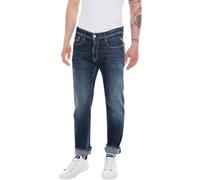 REPLAY Herren Jeans Rocco Comfort-Fit, Blau (Dark Blue 007-3), 33W / 32L