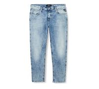 REPLAY Herren Jeans Sandot Tapered-Fit Bio, Light Blue 010 (Blau), 30W / 34L