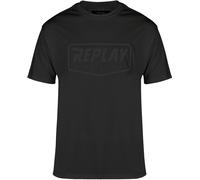 Replay Logo T-Shirt, black, size XS for Men