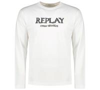 Replay M3299 .000.2660 Long Sleeve T-shirt White L Men