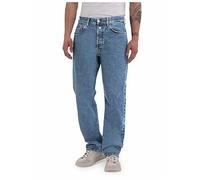 Replay M9Z1 Loose Fit Jeans- Blue, Blue, Size 34, Inside Leg Regular, Men Blue