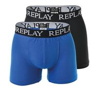 Replay Men Boxer Shorts, 2 Pack - Trunks, Cotton Stretch