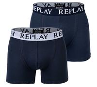 Replay Men Boxer Shorts, 2 Pack - Trunks, Cotton Stretch