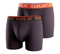 Replay Men Boxer Shorts, 2 Pack - Trunks, Cotton Stretch