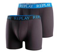 Replay Men Boxer Shorts, 2 Pack - Trunks, Cotton Stretch