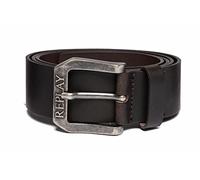 Replay - Large Buckle Jean Belt - Dark Brown - 100