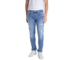 Replay Men's Anbass Eco Plus Jeans, 009 Medium Blue, 32 W/36 L