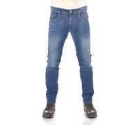 REPLAY Men's Anbass Powerstretch Denim Jeans, 0072 Dark Blue, 38W / 32L