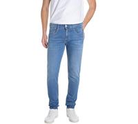 Replay Men's Anbass Powerstretch Denim Jeans, 009 Medium Blue, 34 W/34 L