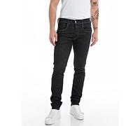 Replay Men's Anbass Slim-Fit Hyperflex Forever Dark Jeans with Stretch, Blue (Dark Blue 007), 34W / 36L