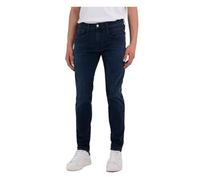 Replay men's Anbass slim-fit Hyperflex jeans made of recycled material with stretch, blue (Dark Blue 007), 32W / 32L