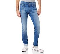 Replay men's Anbass slim-fit Hyperflex jeans made of recycled material with stretch, blue (Medium Blue 009), 32W / 36L