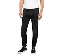 Replay Men's Anbass Slim-Fit Hyperflex Jeans with Stretch, Black (Black 098), W38 x L36