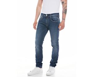 Replay Men's Anbass Slim-Fit Hyperflex Jeans with Stretch, Blue (Dark Blue 007), 32W / 32L