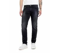 Replay men's Anbass slim fit jeans with power stretch, gray (Dark Gray 097), W34 x L32
