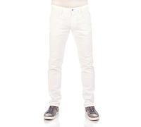 Replay Men's Anbass Slim Jeans, White (White 1), 34W 34L UK
