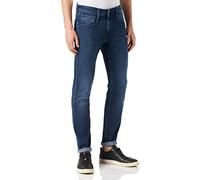 REPLAY Men's Anbass X-Lite Jeans, 7 Dark Blue, 34W / 30L