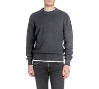 Replay Men's Basic Cotton Pullover, 067 Night Blue, S