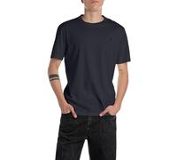 Replay Men's Basic T-Shirt Crew Neck Short Sleeve, 067 Night Blue, M