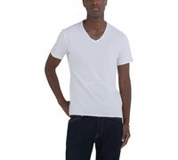 Replay Men's Basic T-Shirt Regular Fit V-Neck, 001 White, M