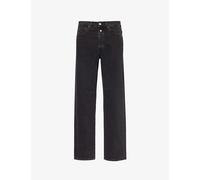 Replay Mens Black Delave Red Cast 9zero1 Straight-leg Stretch-denim Jeans 32/30
