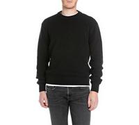 Replay Mens Black Regular Fit Sweatshirt