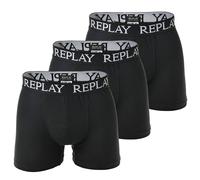 Replay Men's Boxer Shorts, 3 Pack - Underwear, Cotton, Logo, Solid Color ...