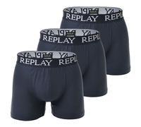 Replay Men's Boxer Shorts, 3 Pack - Underwear, Cotton, Logo, Solid Color ...