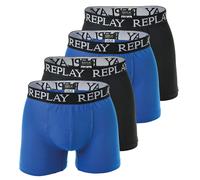 Replay Men's Boxer Shorts, 4-Pack - Trunks, Cotton Stretch