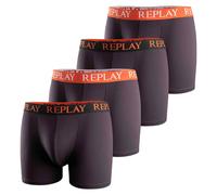 Replay Men's Boxer Shorts, 4-Pack - Trunks, Cotton Stretch