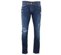 Replay Mens Broken And Repaired Jeans Blue Cotton - Size 34W/34L