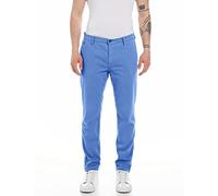 Replay Men's Chino Benni Regular-Fit with Stretch, Iris 887 (Blue), 29W / 32L