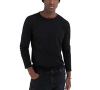 Replay Men's Cotton Long Sleeve Shirt, 098 Black, XL