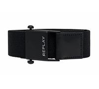 Replay men's fabric belt, Black 098 (Black), 90