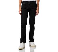 Replay Men's Grover Straight-Fit Hyperflex Forever Dark Jeans with Stretch, Black (Black 098), 30W / 32L