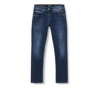 Replay Men's Grover Straight-Fit Hyperflex Hyper Cloud Jeans with Stretch, Blue (Dark Blue 007), 33W / 32L