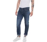 Replay Men's Grover Straight-Fit Hyperflex Hyper Cloud Jeans with Stretch, Blue (Dark Blue 007), 34W / 34L