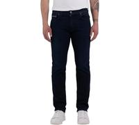 Replay men's Grover straight-fit jeans with stretch, blue (Dark Blue 007), 40W / 34L