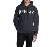 Replay Men's M3104 Hooded Sweatshirt, 067 Night Blue, XXL