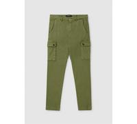 REPLAY Mens Jaan Cargo Hyperflex X-Lite Trousers In Light Military Mens Clothing Size: W32-L30, Colour: Green Fabric