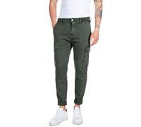 Replay Men's Jaan Jeans, 030 Military Green, 34 W/32 L