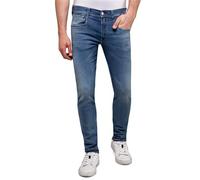 Replay Men's Jeans Anbass Slim-Fit Hyperflex Bio with Stretch, Blue (Medium Blue 009), 33W / 32L