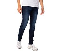 Men's Replay Anbass Power Stretch Slim Fit Jean Navy - Blue - Size: 36/32