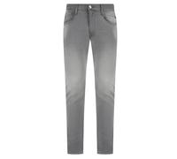 Replay Mens Jeans Hyperflex Anbass Slim Fit Tapered Jeans in Light Grey
