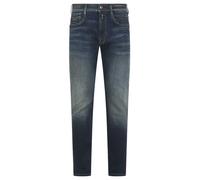 Replay Mens Jeans Hyperflex Anbass Slim Fitted Jean in Dark Blue