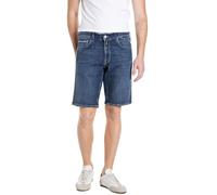 Replay Men's Jeans Shorts Grover Straight Fit, Medium Blue 009 (Blue), 36W